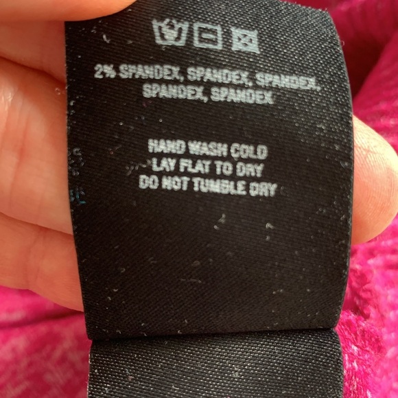 COA for hot pink v-neck lightweight sweater size small - Picture 5 of 7